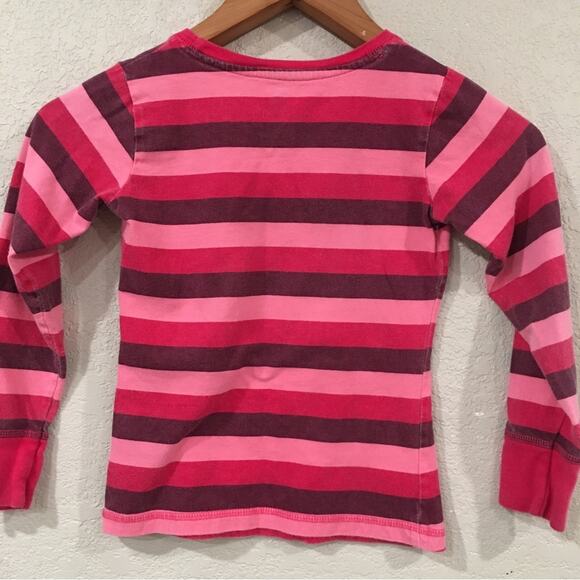 U.S. Polo ASSN Girls Sz 6X Shirt Multicolored Stripe Logo‎ Print Long Sleeve Tee - Picture 4 of 10